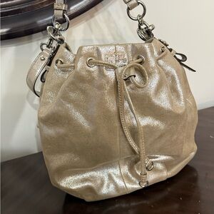 Coach Metallic Gold Shoulder Bag